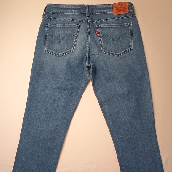 Levi's 711 Skinny Jeans Size 29/8 Low Rise Medium Wash - Picture 3 of 10